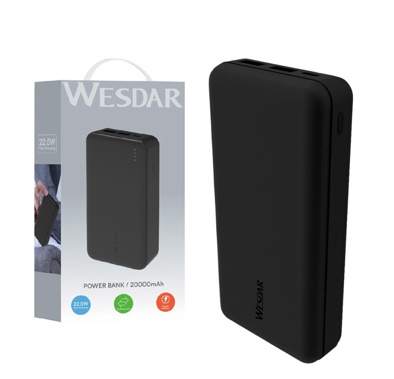Powerbank mit 20000 mAh und 22,5 W Schnellladefunk – Bild 1